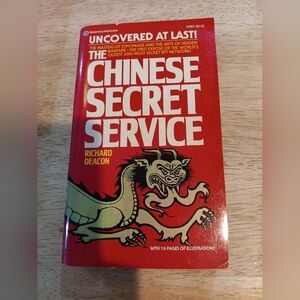 2 For $25 Chinese Secret Service Book by Richard Deacon - Red Cover